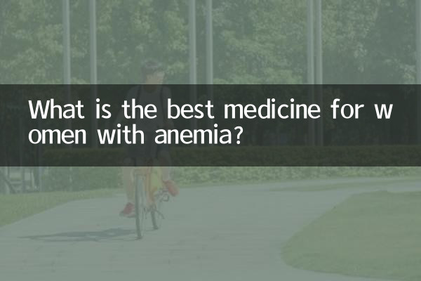 What is the best medicine for women with anemia?