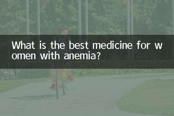 What is the best medicine for women with anemia?