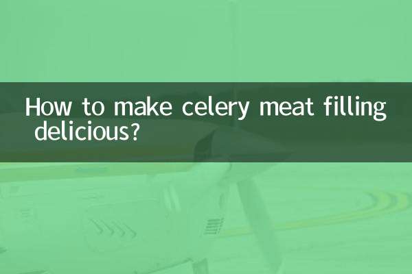 Come rendere delizioso il ripieno di carne di sedano?