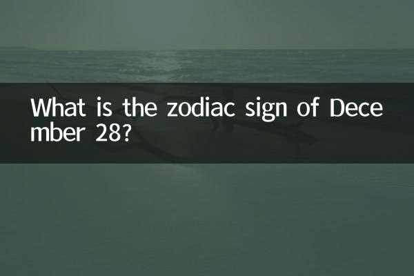 28 ডিসেম্বরের রাশিচক্রের চিহ্ন কী?
