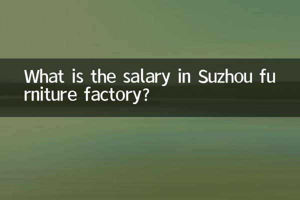 蘇州家具工場の給料はいくらですか？