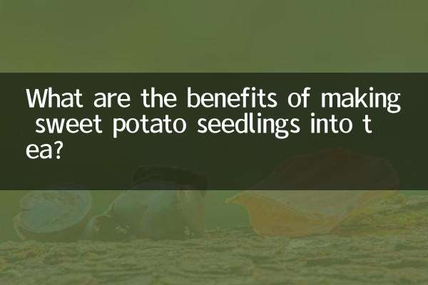 Quais são os benefícios de transformar mudas de batata-doce em chá?