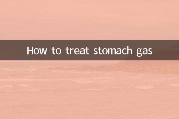 Comment traiter les gaz d'estomac