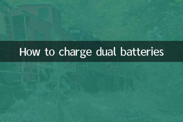 듀얼 배터리 충전 방법