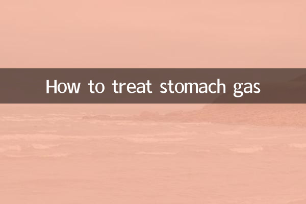 Comment traiter les gaz d'estomac