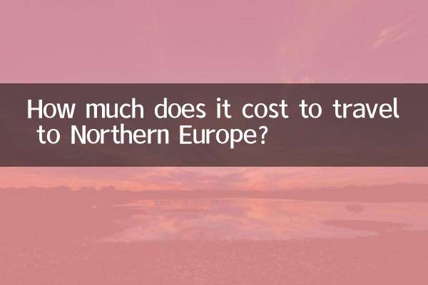 ¿Cuánto cuesta viajar al norte de Europa?