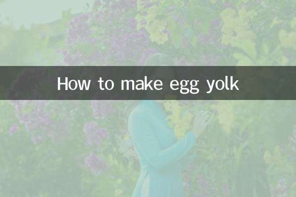 طرز تهیه زرده تخم مرغ