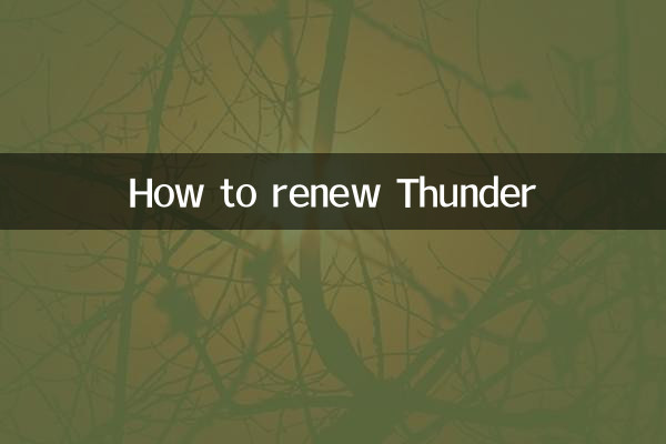 چگونه تندر را تمدید کنیم