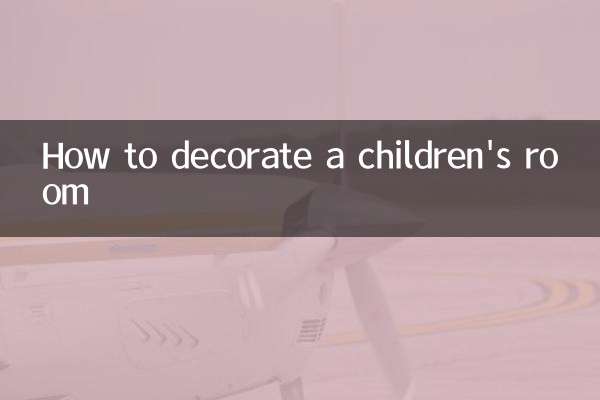 So dekorieren Sie ein Kinderzimmer