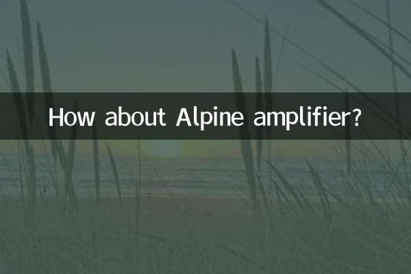 ¿Qué tal el amplificador Alpine?