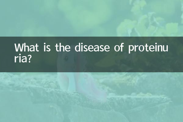 タンパク尿とはどんな病気ですか?