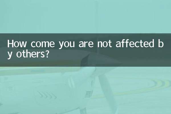 কিভাবে আপনি অন্যদের দ্বারা প্রভাবিত হয় না?