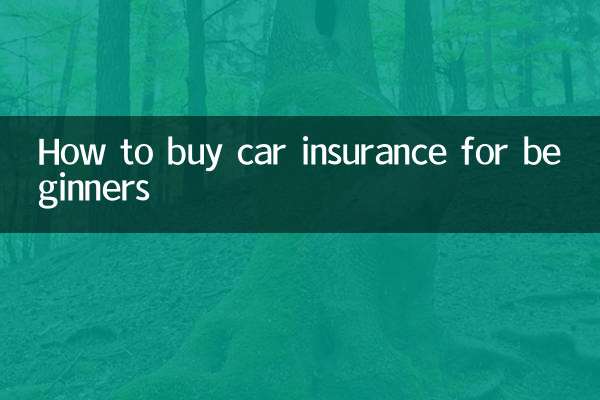 新手车险怎么买