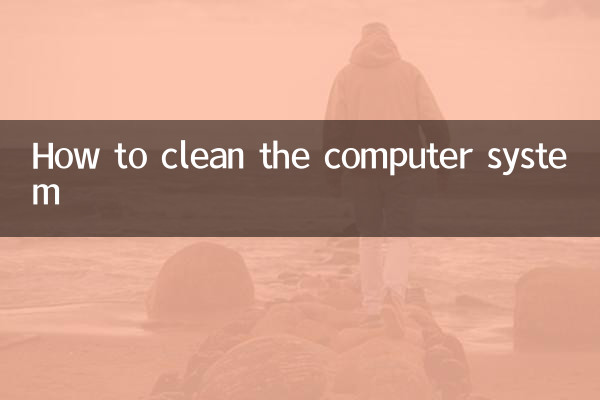 How to clean the computer system