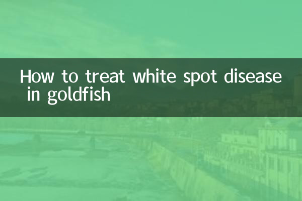 How to treat white spot disease in goldfish