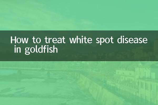 How to treat white spot disease in goldfish