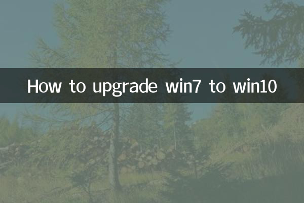 How to upgrade win7 to win10
