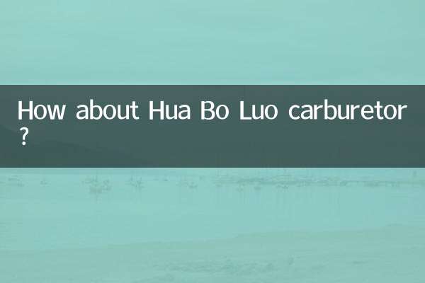 How about Hua Bo Luo carburetor?