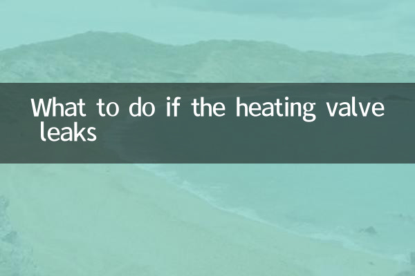 Qué hacer si la válvula de calefacción tiene fugas.