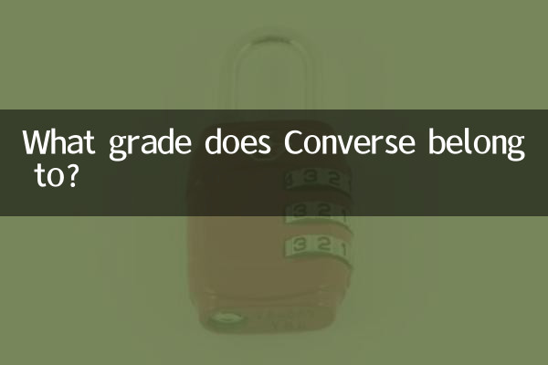¿A qué grado pertenece Converse?