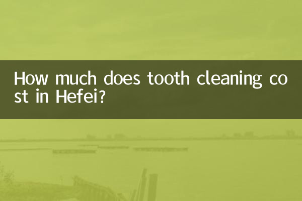 How much does tooth cleaning cost in Hefei?