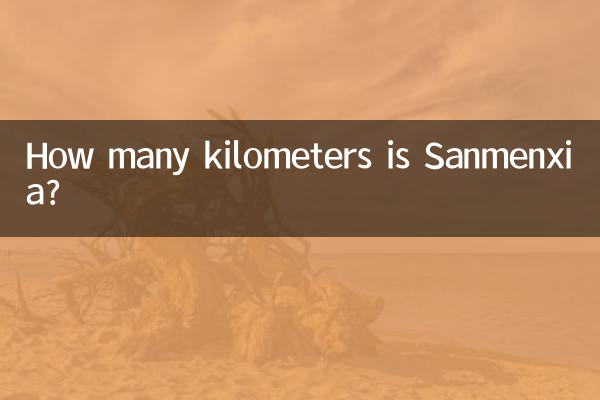 ¿Cuántos kilómetros tiene Sanmenxia?