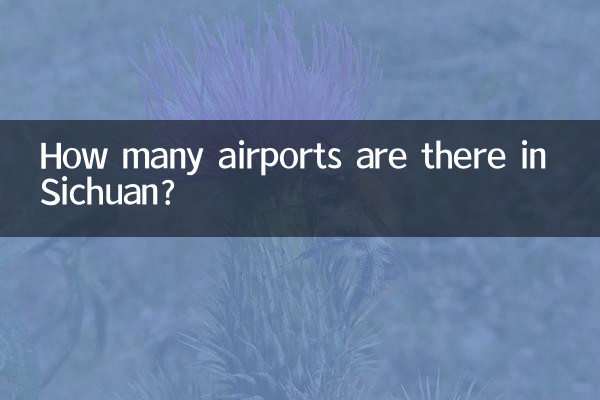 How many airports are there in Sichuan?