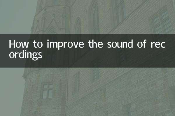 Как улучшить звук записей