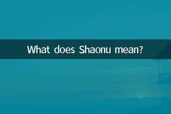 शाओनू का मतलब क्या है?