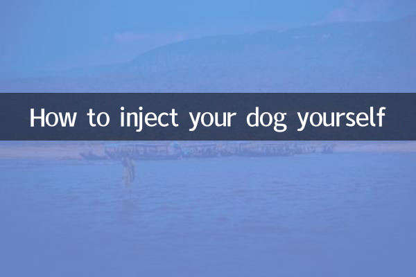 自己怎麼給狗狗打針