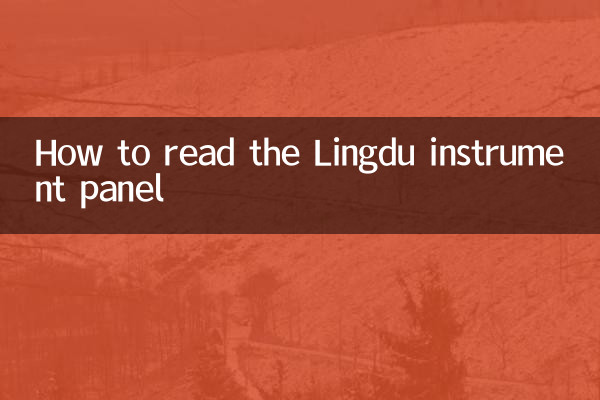 Lingdu の計器パネルの見方