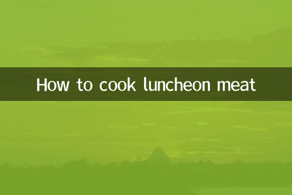 How to cook luncheon meat