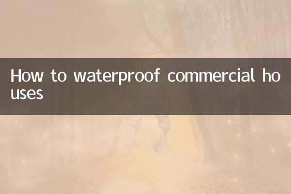 Como impermeabilizar casas comerciais