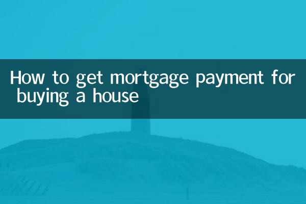 买房按揭流水怎么弄