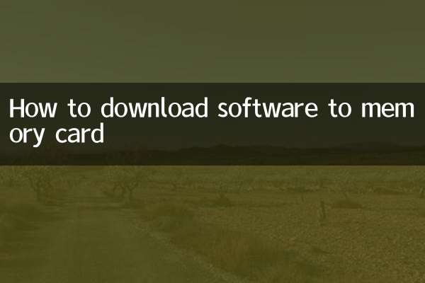 كيفية تحميل البرنامج على بطاقة الذاكرة