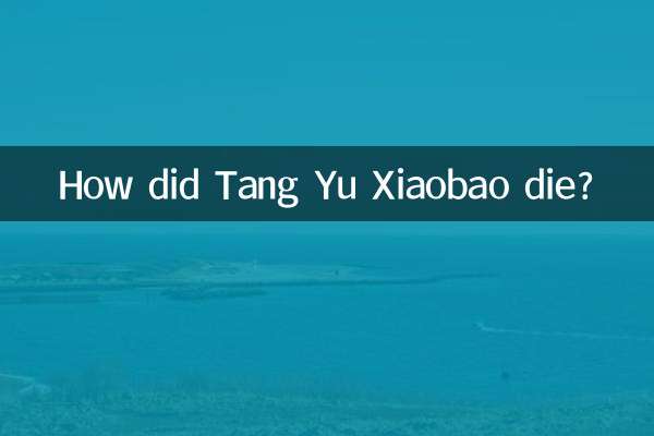 Como Tang Yu Xiaobao morreu?