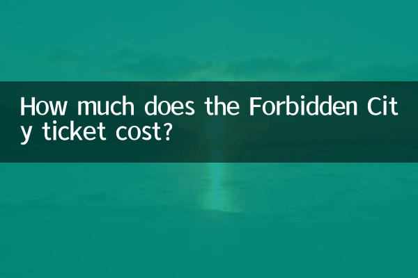 নিষিদ্ধ সিটি টিকিটের দাম কত?