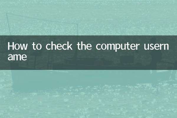 Como verificar o nome de usuário do computador