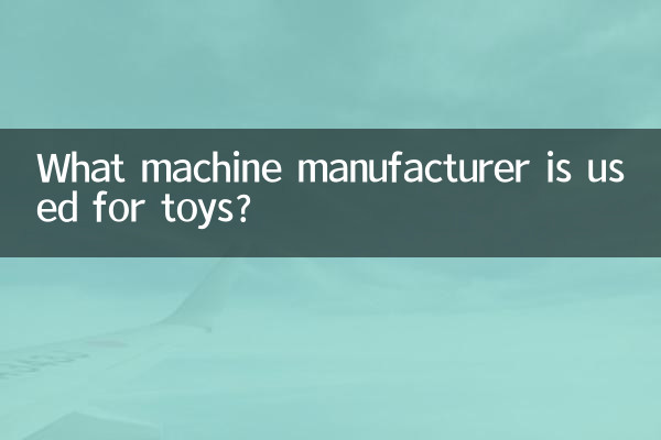 Quale produttore di macchine viene utilizzato per i giocattoli?