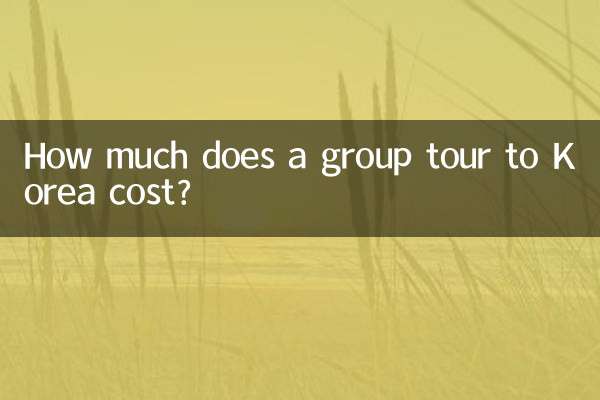 How much does a group tour to Korea cost?