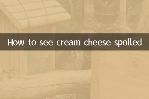 Comment voir le fromage à la crème gâté