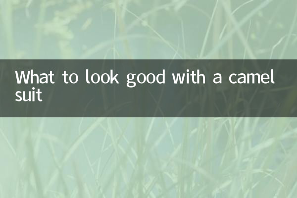 ماذا تبدو جيدا مع بدلة الجمل