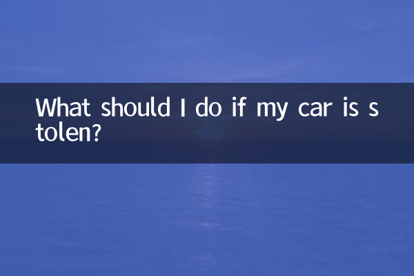 O que devo fazer se meu carro for roubado?