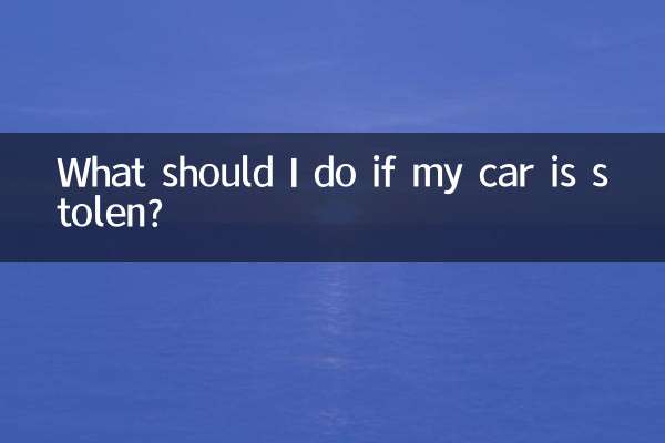 車給偷了怎麼辦