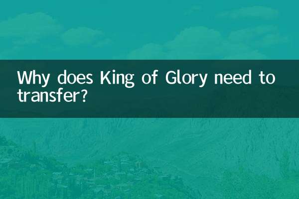¿Por qué es necesario transferir King of Glory?