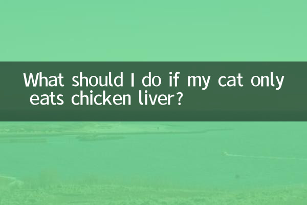 Was soll ich tun, wenn meine Katze nur Hühnerleber frisst?