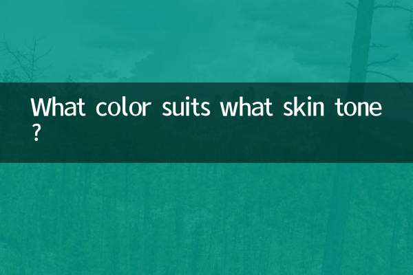 Quelle couleur convient à quel teint ?