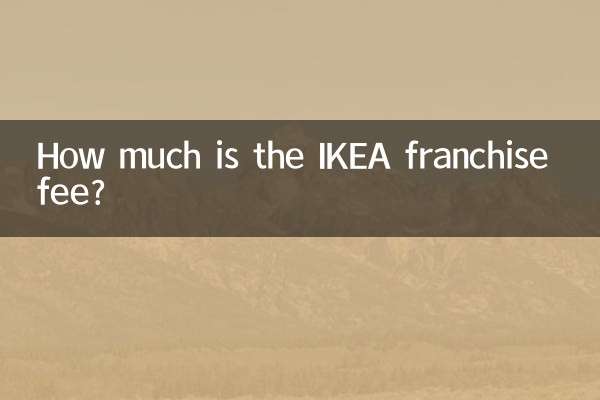 Wie hoch ist die IKEA-Franchisegebühr?