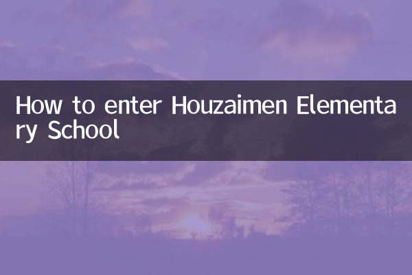 So betreten Sie die Houzaimen-Grundschule