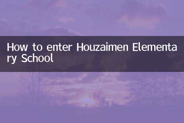 So betreten Sie die Houzaimen-Grundschule